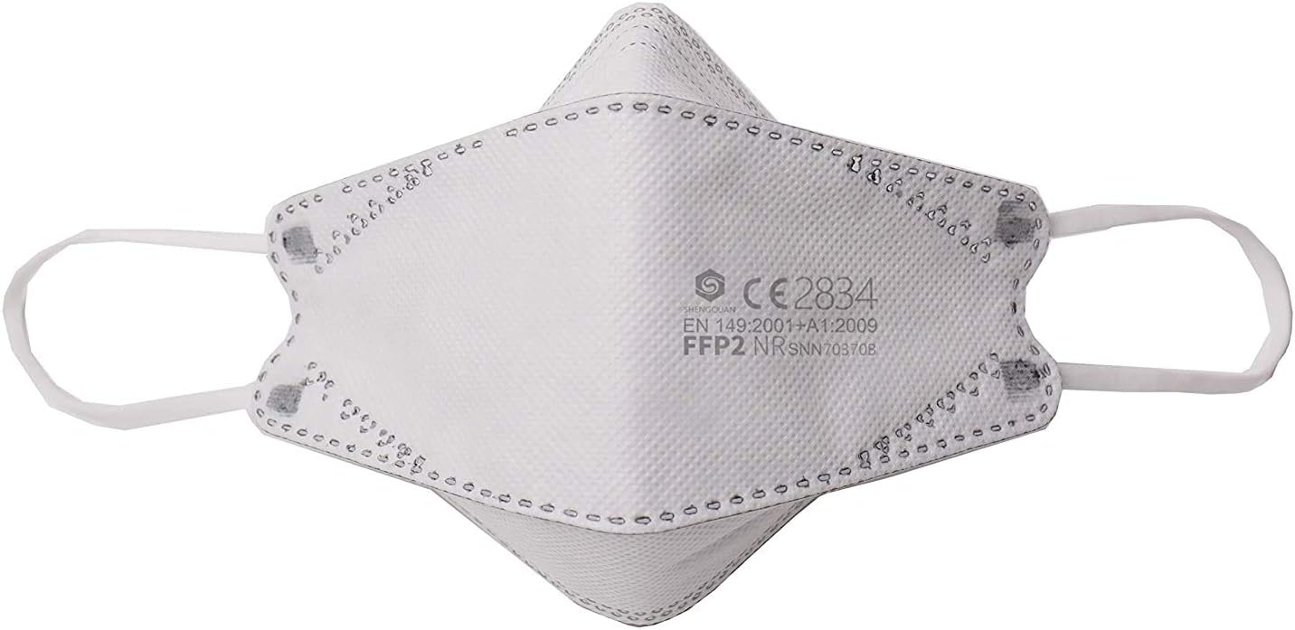 Vanecia Disposable 5-Layer Protective Earloop Face Masks Reusable (6 pcs)