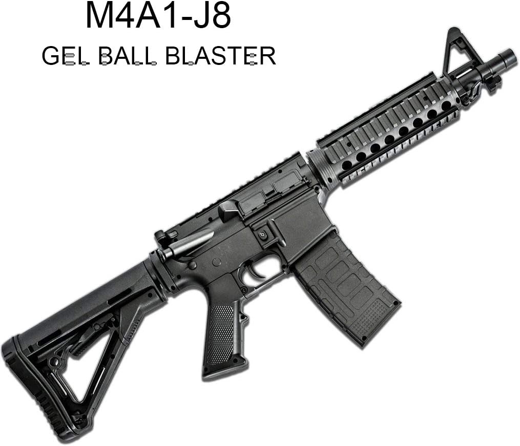 GELRIZTY M4-J8 Gel Ball Blaster(GEN8) - Battery Operated Gel Soil Water Crystal Beads Toy Blaster - Generation 8th Gel Blaster