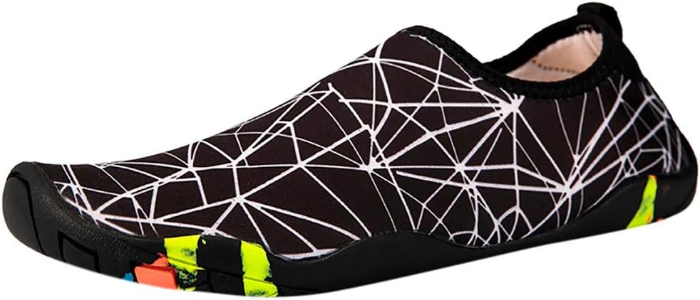 IZHH Water Shoes Mens Drawstring Creek Diving Beach Swimming Barefoot Shoe Outdoor Quick Dry Aqua Shoes Couple Boating Shoes