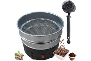 Coffee Bean Cooler, 1000g Electric Coffee Bean Roasting Cooler, Home Coffee Bean Cooling Plate Double Layer Filter, 304 Stain