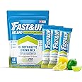 FAST&UP Reload – Lemon & Lime - Refreshing Electrolyte Drink Mix | Hydration Powder Packets | 1500 mg Electrolytes + Vitamins C & B12 | Easy to Open Single Serving Pack | 15 Servings