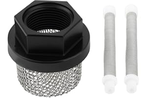 Briny River Inlet Screen with Airless Gun Filters Replacement 710046 500-200-06 Compatible with Titan Impact 440 Airless Pain