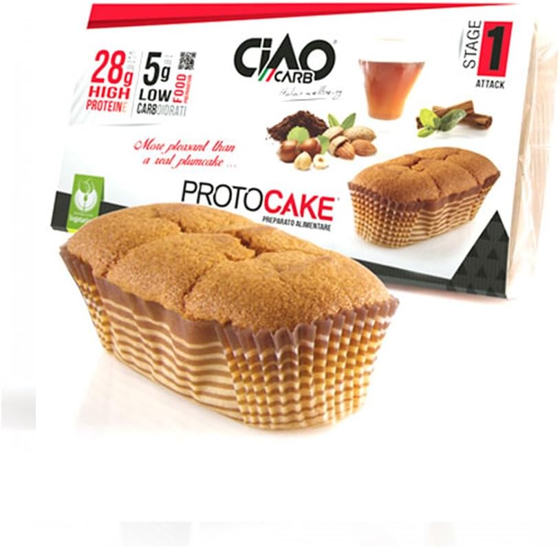 CiaoCarb Protocake Plum Cake, Orange
