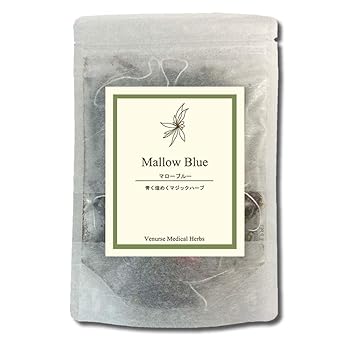Amazon Com Mallow Blue Tea 1gx15 Tea Bag Changes Color Strange Herbal Tea Malva Sylvestris Mallow Blue Grocery Gourmet Food