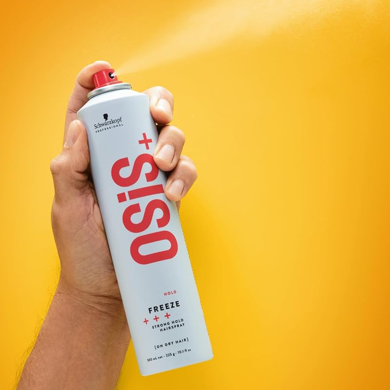 Schwarzkopf Professional OSIS Freeze - Lacca Capelli - Acabado Spazzolable - Fijación Fuerte 300 ml — foto 5 de 7