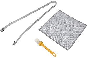 Joyzan BBQ Sausage Turning Tong, Kitchen Stainless Steel Tweezer Barbecue Cooking Twisting Long Handle Portable Reusable Grip