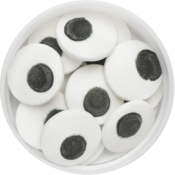 FESTIVAL JUMBO CANDY EYES TOPPERS, 2.5 OZ