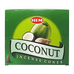 Coconut Incense Cones And Cone Incense Burner