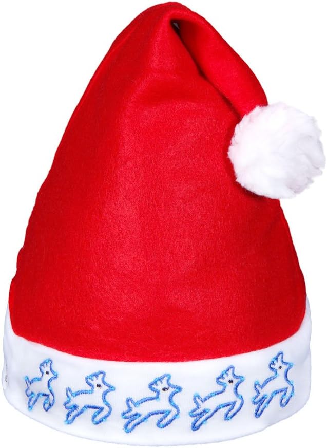 Mettere Cappello Di Natale Ad Una Foto.Natale Babbo Natale Con Luci Led Per Cappello Berretto A Luce Lampeggiante Wm 61 Rentiere Amazon It Giochi E Giocattoli