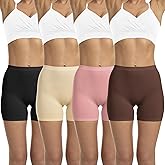 LALESTE Anti Chafing Slip Shorts for Women Under Dress Smooth Seamless Boxer Briefs Long Leg Boyshorts Underwear