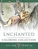 Enchanted - Magical Forests Coloring Collection (Fantasy Coloring by Selina) (Volume 3) by Selina Fenech