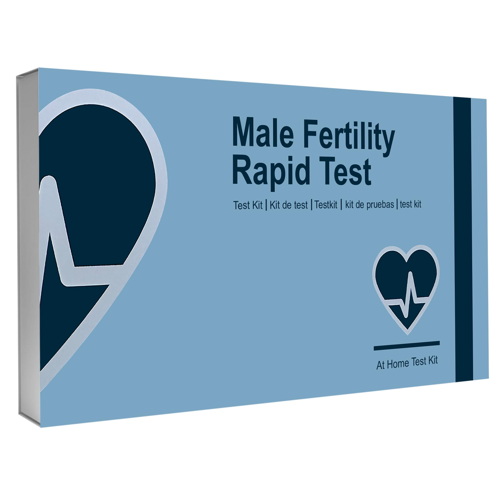 Male Fertility Test Sperm Check Test to Indicate Low to Normal Sperm Count Fertility Monitor Test for Men with Sperm Collection Cup (Pack of 1)