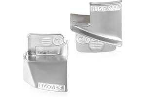 CCHRN 2 PCS Stretch Belt Mate Kit, Heavy Duty Metal Stretch Belts Removal & Installation Tool Set, Serpentine Belt Remover Pu