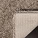 SAFAVIEH Milan Shag Collection Area Rug - 10' x 14', Dark Beige, Solid Design, Non-Shedding & Easy Care, 2-inch Thick Ideal for High Traffic Areas in Living Room, Bedroom (SG180-1414)