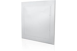 TBWHL Self-Adhesion Access Panel 10 x 10 Inch for Drywall & Ceiling, Heavy-Duty ABS Plastic & Easy to Install, Wall Hole Cover for Plumbing & Electrical Cables & Wiring (Silver Color)