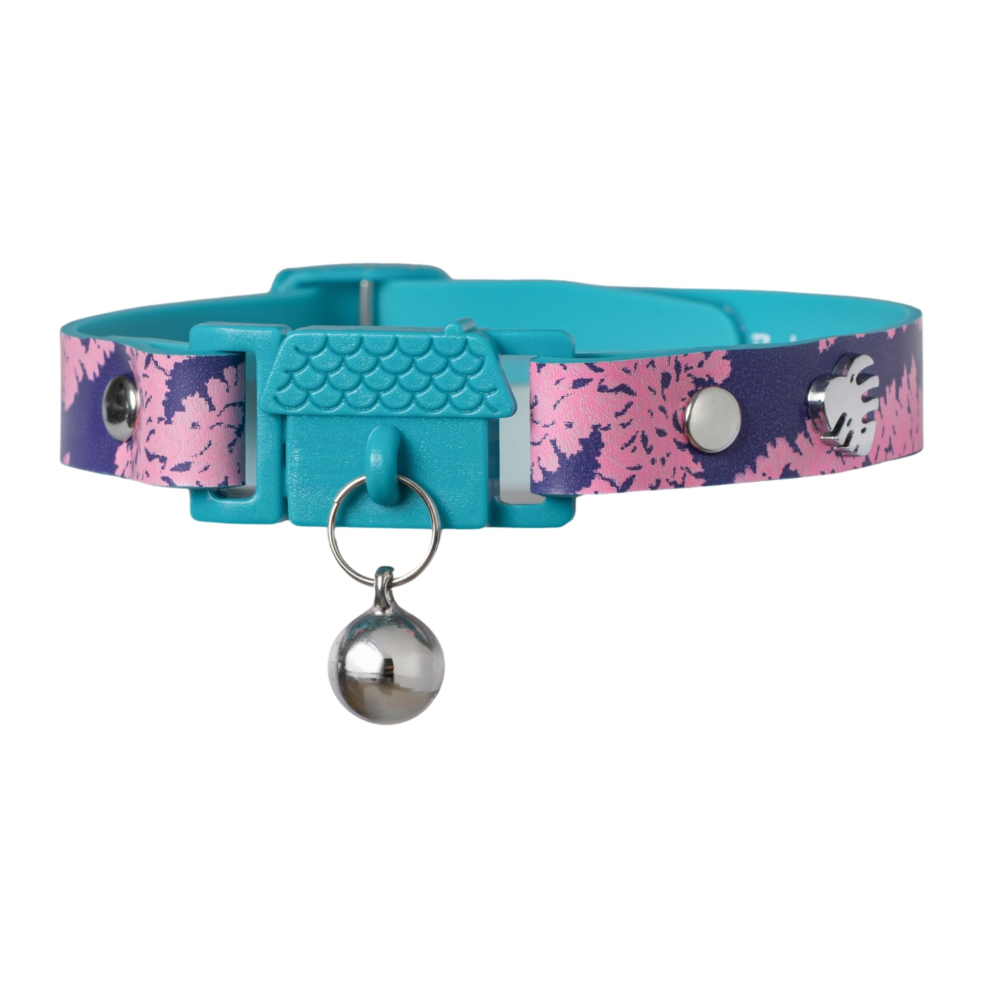 Kittyrama Botanicals Fern Cat Collar. Award Winning. Hypoallergenic, Quick Release Breakaway, Comfy & Soft. Vet Approved. Other Styles Available