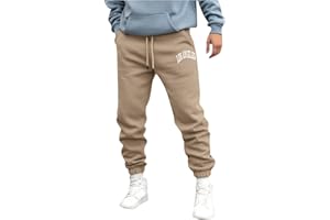 BRNMXOKE Sweatpants for Men Baggy Loose Fit Joggers Pants Athletic Casual Sweat Pants with Pockets Trendy Workout Cargo Pants
