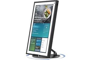 Almoz Swivel and Tilt Stand for Echo Show 15, Aluminum Stand for Show 15.6" Smart Display and Up to 18" iPad/Tablets, with 36