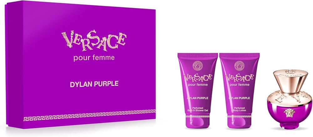 Versace Dylan Purple Eau de Parfum 50ml 3-Piece Gift Set 2023