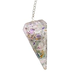 Fluorite Orgone Crystal Pendulums for Divination