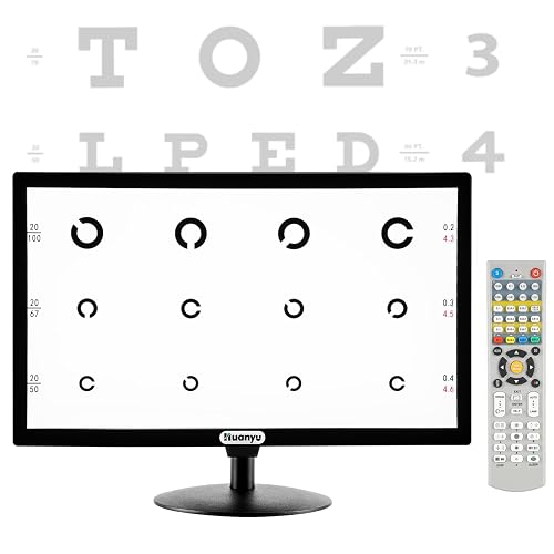 Huanyu Visual Acuity Chart Digital 21.5inch LCD Electronic Optical Eye ...