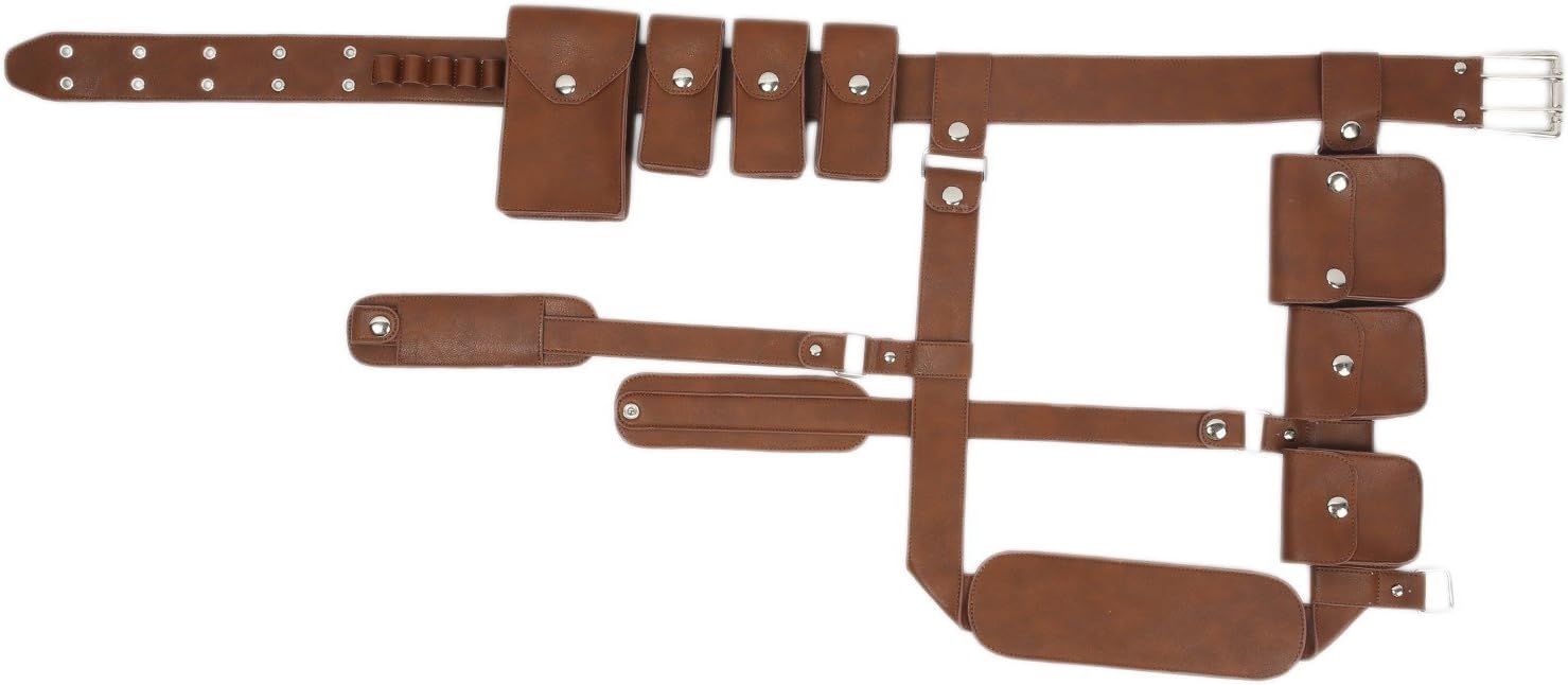 Pluscraft Sole Survivor Cosplay Belt Brown PU Leather Strap Game