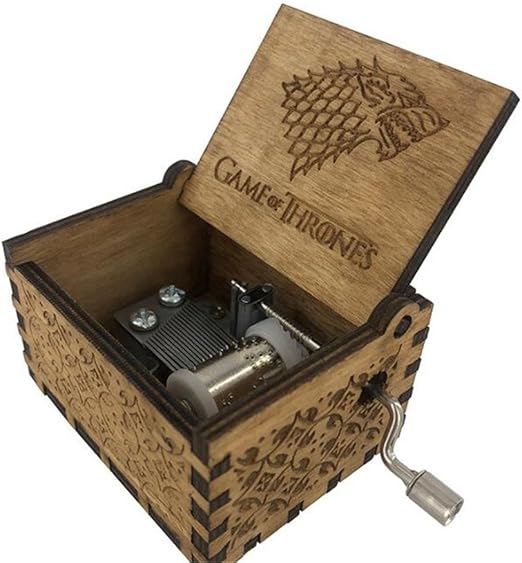 Cuzit Caja de música, diseño de juego de tronos: Amazon.es: Hogar