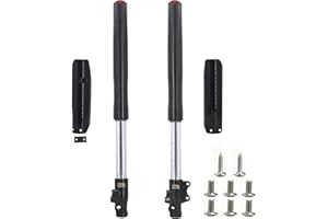 PPR PIT PRO RACING Front Inverted 630MM Fork 45MM/48MM with Shock Protector Cover for Chinese Dirt Pit Bike CRF KLX (Black Red-15mm Alxe)