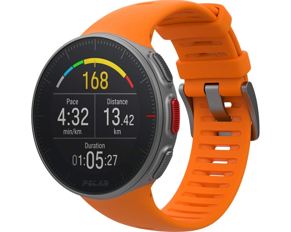 Polar Vantage V Sports Watch for Running, Cycling, Swimming, Etc. Precision Prime Sensor Fusion Technology Enabled, Waterproof, GPS Watch