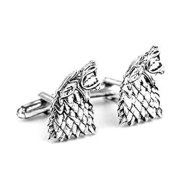 Game Of Thrones Dire Wolf House Stark Sigil Pair Of Cufflinks