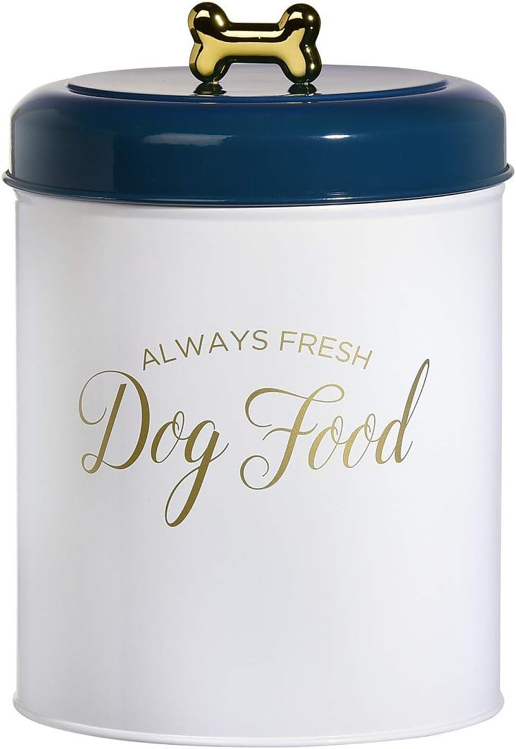 Amici Pet Maltese Metal Food Canister, 140oz