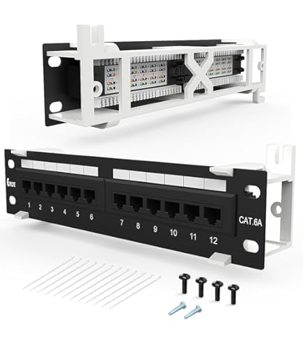 Amazon.com: Leviton eXtreme Cat 6+ 110-Style Patch Block, 12-Port