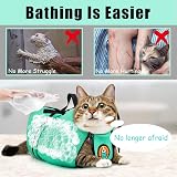 AWOOF Grooming Bag Adjustable Cat Shower Bag Dual Cat Sling Carrier view 3