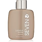 SEVEN Haircare Satara Volume Shampoo for Women & Men, Sulfate + Cruelty Free & Paraben Free with Pro Vitamin B5, Argan Oil, Hydrolyzed Quinoa Protein for Flat + Limp Hair, Made in USA, 10.8oz