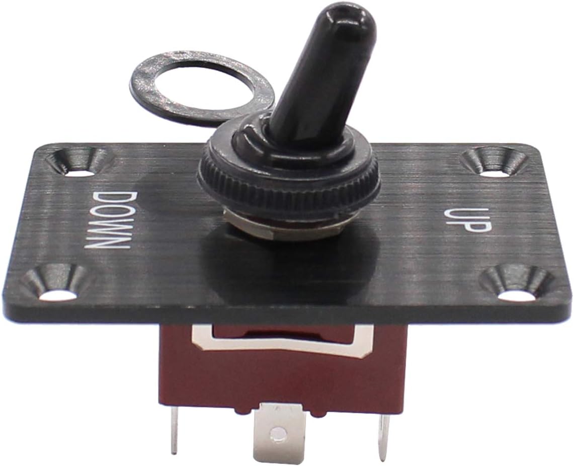 XtremeAmazing Marine Rocker Toggle Switches for Boat 12V 15A On Off On Up Down Momentary Panel 3Pin Control Trim Switch : Sports & Outdoors