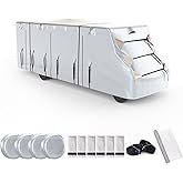 FRUNO Oxford Fabric Teardrop Travel Trailer Cover Fits 5'-8