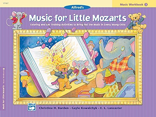 By Christine H. Barden Music for Little Mozarts, Music Workbook 4: Coloring and Ear Training Activities to Bring Out the Mu [Paperback]