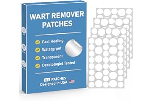 FEDOLOY Wart Remover Patches, Quick and Effective Hydrocolloid Waterproof Skin Care Stickers for All Kinds of Skin, Friendly to New-User-414U