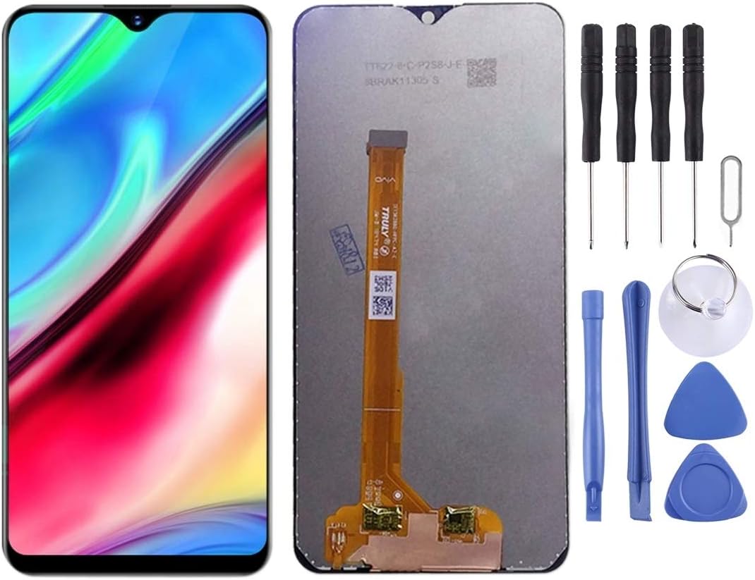 Phone Replacement Parts LCD Screen and Digitizer Full Assembly for Vivo Y93 / Y91 / Y95 / Y93s (Black) New Accessories (Color : Black)