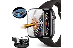 2Pack for Apple Watch Series 9/8/7 41mm Tempered Glass Screen Protector -[Anti Scratch+Bubble Free+Touch Sensitive] 3D FullCo