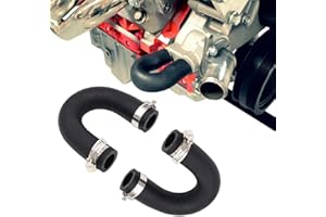 PLRTLIREN 551699 Heater Core Bypass Hose- 5/8" End and 3/4" End fit for Chevrolet for Pontiac (2pcs)