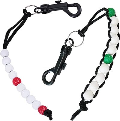 IRYNA Golf Shot Counters 2Pcs Golf Stroke Counter Score Counter Accessories