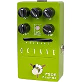 FLAMMA FS08 Octave Pedal Electric Guitar Polyphonic Octave Effects Pedal Dry Signal Control 7 Presets Slots