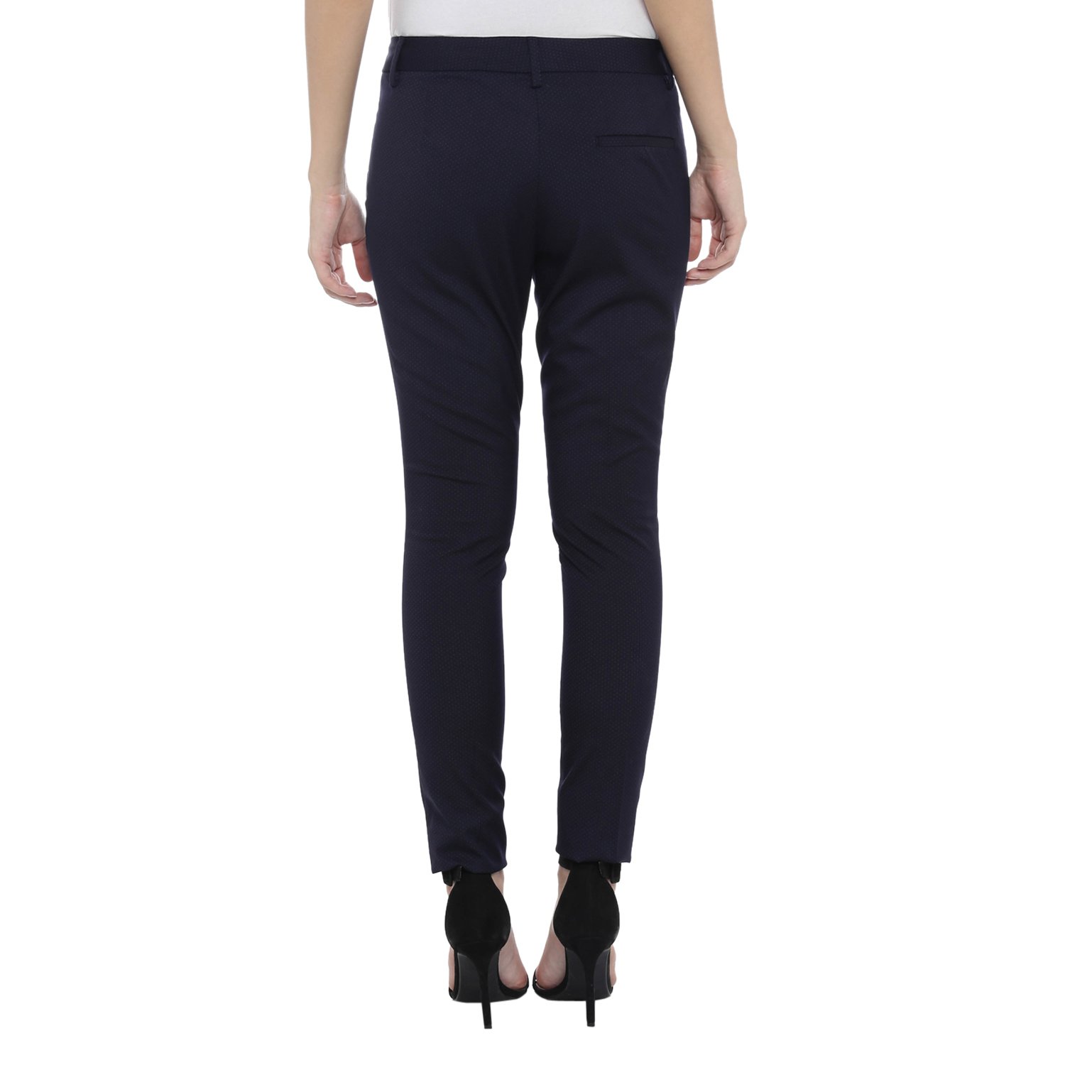 annabelle by pantaloons womens solid trouser