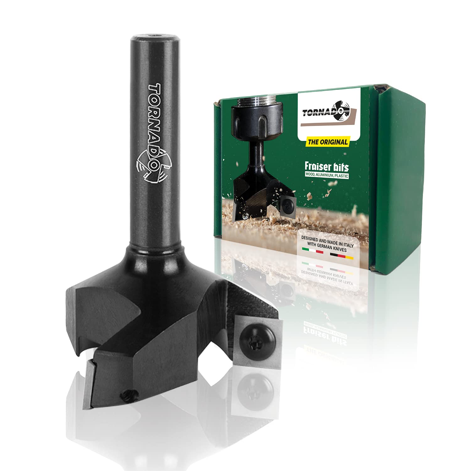 spoilboard Surfacing Cutter | TORNADO - D=60 / I 12 / S=12 - Fraiser