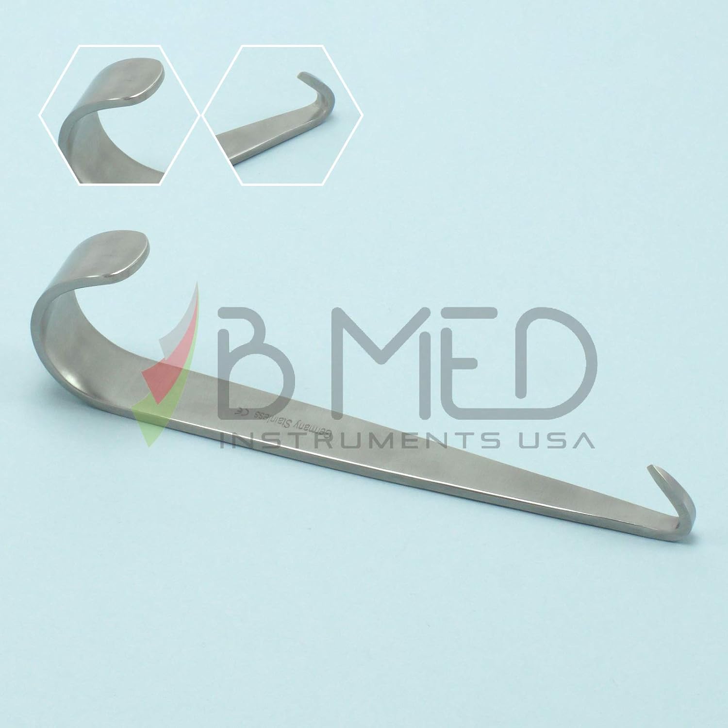 Jackson Trachea Hook 4" Sharp Prong Tracheal Tenculum Retractor Industrial & Scientific