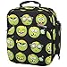 Insulated Durable Lunch Bag - Reusable Meal Tote With Handle and Pockets - Emoji