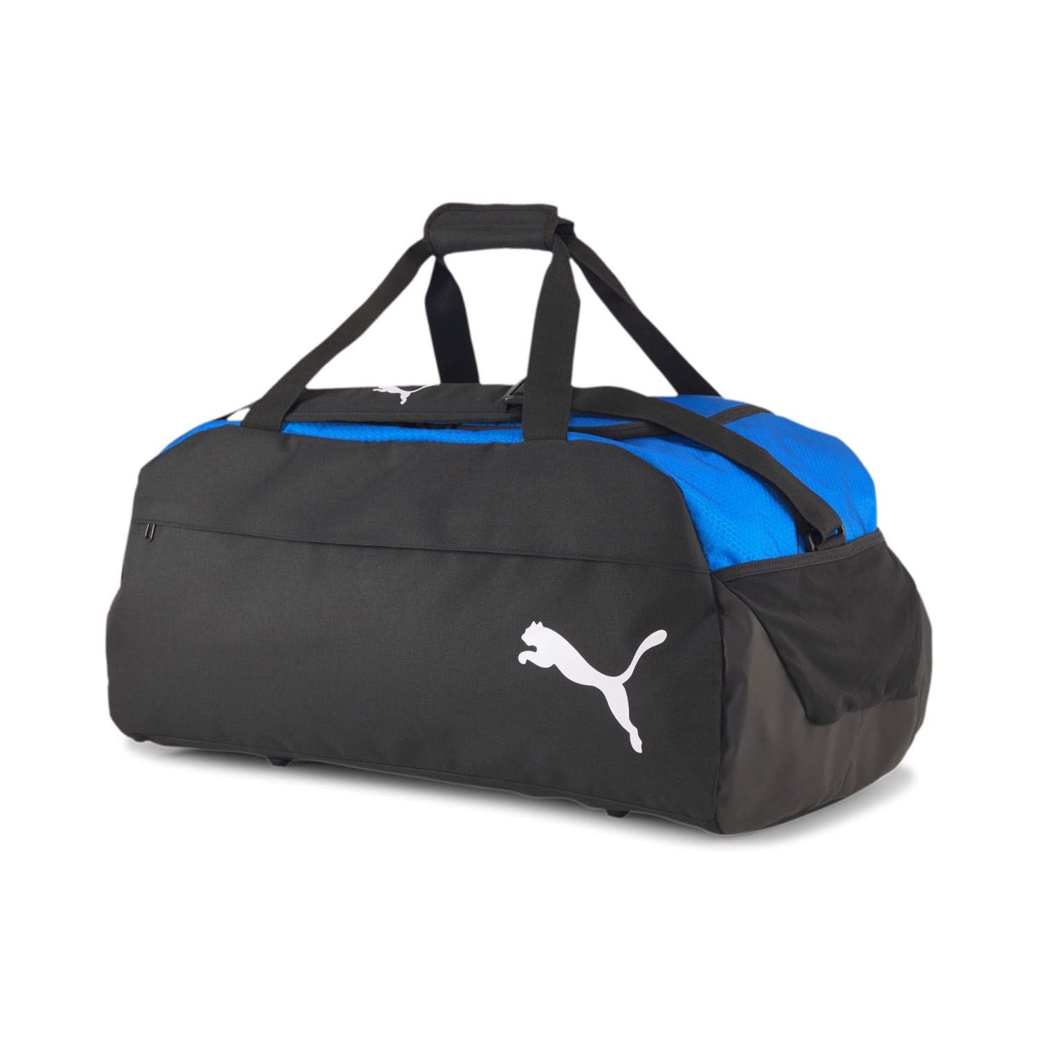 Puma Unisex's teamFINAL 21 Teambag M Sports Bag, Electric Blue Lemonade Black, OSFA