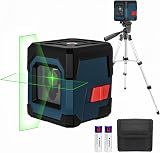 RockSeed Laser Level with Tripod Green Cross 360° Self Leveling view 1