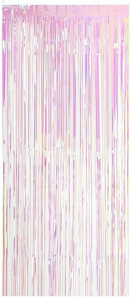 trixes cortina para telon de fondo flecos iridiscentes decoracion de cortina para fiesta bodas tema unicornio sirena 2 metros